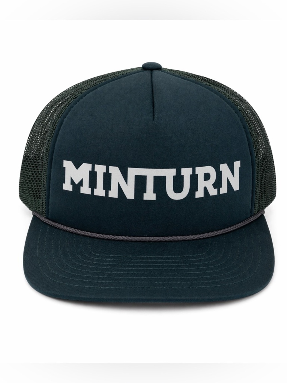 ALPINE KIND MINTURN Dark Forest Green Trucker Hat NEW